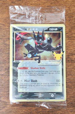 Pokemon TCG Shiny Greninja SWSH144 Celebrations Black Star Promo Sealed #144 - Image 1