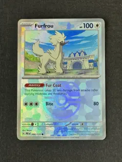 Furfrou (Master Ball) - 088/131 - Pokemon Prismatic Evolutions NM - Image 1
