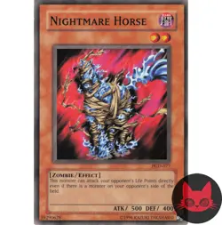 Yugioh Nightmare Horse PGD-077 Common NM - Image 1