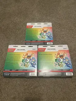 Pokemon TCG First Partner Illustration Collection Series 1 LOT OF 3 SEALED - Image 2