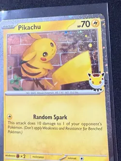 Pokemon Pikachu 051/162 Pokemon Day 2026 Stamped Promo - Image 1
