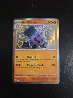Annihilape 171/091 SV: Paldean Fates Holo Baby Shiny Pokemon TCG - Image 1