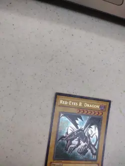 Yugioh Red-Eyes Black B Dragon SDJ-001 Ultra Rare 1st Edition LP 1996 - Image 5