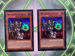 Yugioh 2x Archfiend Empress (Blue) LDS3-EN007 1st Ed Ultra Rare (NM) - Image 1