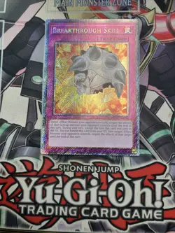Breakthrough Skill platinum Secret Rare RA04-EN202 Yugioh - Image 1