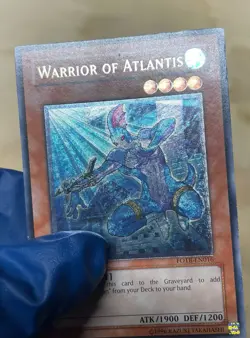 Yugioh “Atlantis Warrior” FOTB-EN016 1st Edition Ultimate Rare MP - Image 3