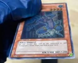 Yugioh “Atlantis Warrior” FOTB-EN016 1st Edition Ultimate Rare MP - Image 4