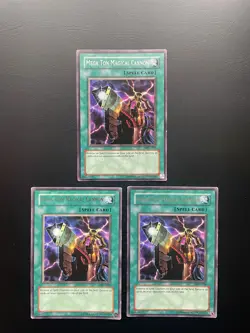 Yugioh Mega Ton Magical Cannon MFC-094 Unlimited Edition Rare HP X3 - Image 1