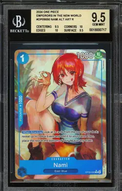 BGS 9.5 - 2024 ONE PIECE EMPERORS IN THE NEW WORLD - NAMI ALT ART R - OPO9-050 - Image 1