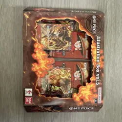 Bandai One Piece Card Game Illustration Box vol.5 Sabo Ace Luffy Box - Image 1