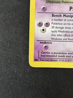 Dark Hypno 26/82 Pokemon Card TCG Team Rocket Unlimited Non Holo Rare - Image 5