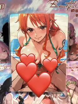 Matte Beautiful Waifu Handmade Card Goddess Story CCG Anime Double Sided - Image 1