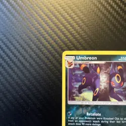 Umbreon 120/214 Lost Thunder Reverse Holo Pokemon Card MP Pokemon TCG - Image 3