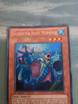 Yu-Gi-Oh Gladiator Beast Murmillo LCGX-EN236 1st Edition Secret Rare - Image 2