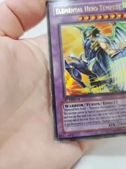 Yu-Gi-Oh! Elemental Hero Tempest First Edition EEN-EN034 Ultra Rare - Image 4