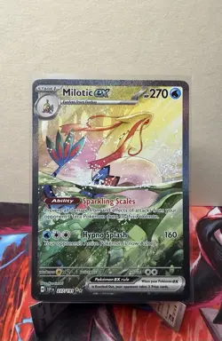 Pokemon TCG Sv: Surging Sparks Milotic EX 237/191 Special Illustration Rare Card - Image 1