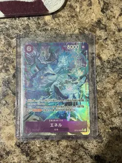 Enel One Piece CCG OP15-060 Holo Character Card Japanese SR - Image 1
