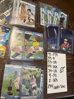 Naruto English Kayou Big Card Lot Series 1 (294 Cards Total) - Image 2