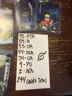 Naruto English Kayou Big Card Lot Series 1 (294 Cards Total) - Image 4