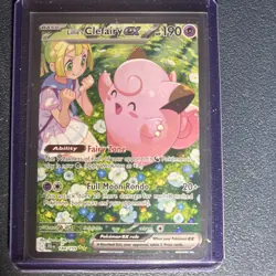 Pokemon TCG Lillies Clefairy EX Journey Together Card 184/159 SIR - Image 1