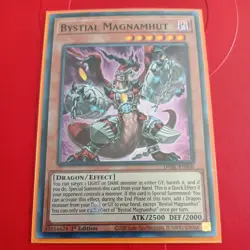 Bystial Magnamhut DABL-EN006 Darkwing Blast 1st Edition Super Rare Yu-Gi-Oh! - Image 1