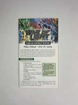 Dice Masters DC Comics War of Light Cards & Dice 2015 C/UC/R/SR - Image 4