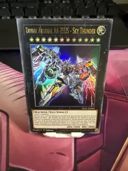 Yu-Gi-Oh Divine Arsenal AA-ZEUS Sky Thunder Stax EN044 Ultra Rare 1st Edition - Image 1