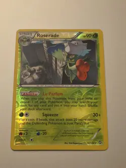 Roserade Exalted Dragons Regular Card 15/124 - See Description of Condition - Image 1