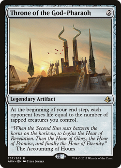 Throne of the God-Pharaoh #237 (MP) Amonkhet AKH Magic MTG - Image 1