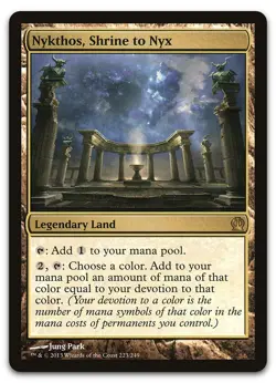 Nykthos, Shrine to Nyx #223 (NM) Theros THS Magic MTG - Image 1