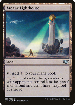 Arcane Lighthouse #59 (MP) Commander 2014 C14 Magic MTG - Image 1