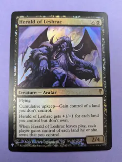 MTG Magic: The List: Herald of Leshrac Reprint Foil #62/155 Rare - NM - Image 1