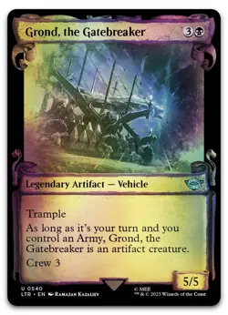 Grond, the Gatebreaker (Showcase Scrolls) #540 (Foil) NM Lord of the Rings - Image 1