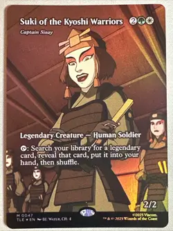 MTG / Suki of the Kyoshi Warriors / TLE / #47 / FOIL (Borderless) / Mythic / NM - Image 1