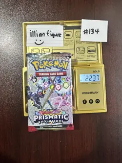 VERY HEAVY! GOD PACKUUU 22.37g Prismatic Evolutions Pokemon TCG Booster (SEALED) - Image 1