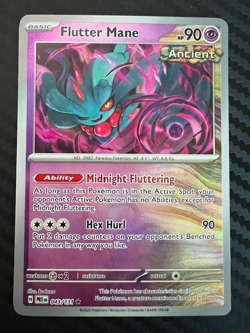 Pokemon TCG Flutter Mane 043/131 Reverse Holo Pokeball Prismatic Evolutions NM - Image 1