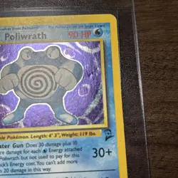 Pokemon TCG Poliwrath Base Set 2 15/130 Holo Unlimited Holo Rare - Image 2