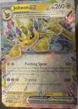 Jolteon ex - 030/131 Double Rare Holo NM Pokemon SV: Prismatic Evolutions - Image 1