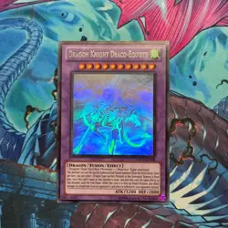 Dragon Knight Draco-Equiste (Ghost Rare) - (DREV) - Lightly Played - Image 1