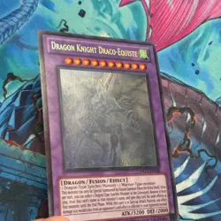 Dragon Knight Draco-Equiste (Ghost Rare) - (DREV) - Lightly Played - Image 2