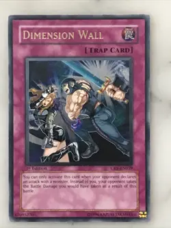 Yu-Gi-Oh! “DIMENSION WALL” Ultimate Rare 1st Ed CRV-EN059 - Image 1