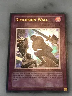 Yu-Gi-Oh! “DIMENSION WALL” Ultimate Rare 1st Ed CRV-EN059 - Image 2
