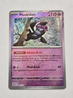 Pokemon Munkidori 044/131 Prismatic Evolutions Masterball Pattern - Image 1