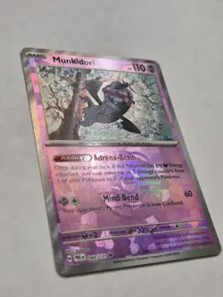 Pokemon Munkidori 044/131 Prismatic Evolutions Masterball Pattern - Image 2
