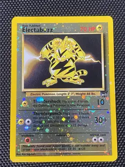 Electabuzz #1 Best 4 Swirls Pokemon Reverse Holo Promo LP/NM - Image 1