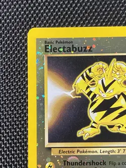 Electabuzz #1 Best 4 Swirls Pokemon Reverse Holo Promo LP/NM - Image 2