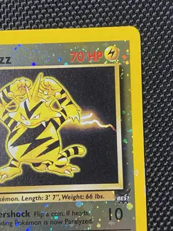 Electabuzz #1 Best 4 Swirls Pokemon Reverse Holo Promo LP/NM - Image 3