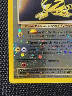 Electabuzz #1 Best 4 Swirls Pokemon Reverse Holo Promo LP/NM - Image 5