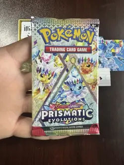 VERY HEAVY! GOD PACKUUU 22.36g Prismatic Evolutions Pokemon TCG Booster (SEALED) - Image 2