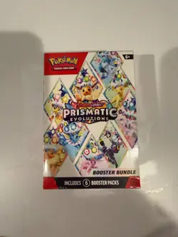Pokemon TCG: Prismatic Evolutions Booster Bundle SV 8.5 | 6 Packs | SEALED - Image 1